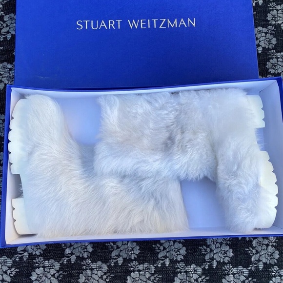 Stuart Weitzman Superchill Ultra Boots shearling Lug sole - Picture 3 of 10